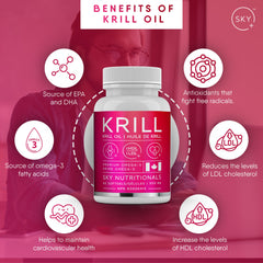 Krill Oil Premium Omega 3 Capsules - 500mg
