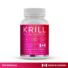 Krill Oil Premium Omega 3 Capsules - 500mg